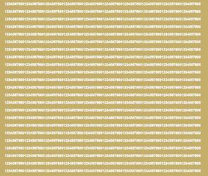 Naklejka cyfry samoprzylepne 3 mm naklejki złoty matowy