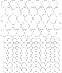 Naklejka na rower kask naklejki koła 119 sztuk biały z połyskiem