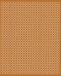 Naklejki koła 7 mm kółka grochy kropki 720 szt. miedziany matowy