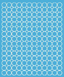 Naklejki koła 1.5 cm kółka grochy kropki 180 szt. jasnoniebieski matowy