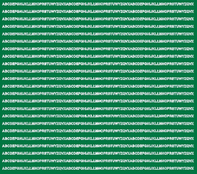 Naklejka litery samoprzylepne 3 mm naklejki zielony matowy