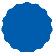 Etykieta na słoik 5,5 cm na przetwory 48 szt. niebieski matowy