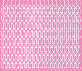 Naklejka strzałki strzałka 1x2cm 340 sztuk naklejki różowy matowy