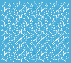 Naklejki gwiazdki 3 cm gwiazdy samoprzylepne 72 szt. jasnoniebieski z połyskiem