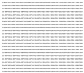 Naklejka cyfry samoprzylepne 3 mm naklejki białe matowe