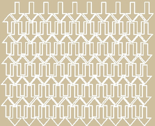 Naklejka strzałki 3x2cm 110 sztuk naklejki beżowy z połyskiem