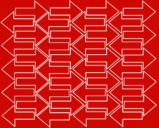 Naklejka strzałki 10x7cm 40 sztuk naklejki czerwony z połyskiem