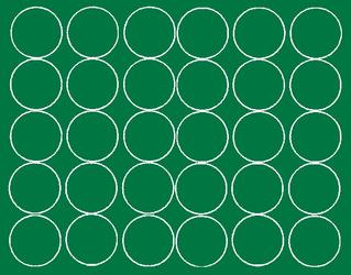 Naklejka koła 8 cm naklejki kółka kropki 30 sztuk zielony matowy