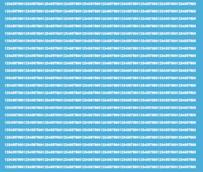 Naklejki cyfry samoprzylepne 3 mm jasnoniebieski z połyskiem