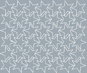 Naklejki gwiazdki 4 cm gwiazdy samoprzylepne 42 szt. srebrny matowy