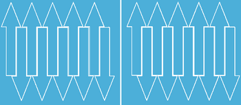 Naklejki strzałki, strzałka 15x4 cm 20 szt. jasnoniebieski z połyskiem