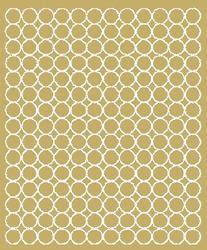 Naklejka koła 1,5 cm naklejki kółka kropki 180 szt złoty matowy