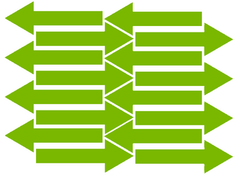 Naklejki strzałki, strzałka 20x7 cm 16 szt. limonkowy zielony matowy