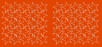 Naklejki gwiazdki 5 cm gwiazdy samoprzylepne 50 szt. pomarańczowy matowy