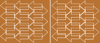 Naklejki strzałki, strzałka 7x4,5 cm 42 szt. miedziany z połyskiem