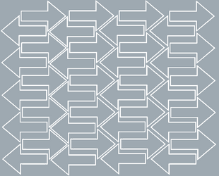 Naklejki strzałki, strzałka 10x7 cm 40 szt. srebrny matowy