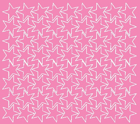 Naklejki gwiazdki 3 cm gwiazdy samoprzylepne 72 szt. różowy z połyskiem