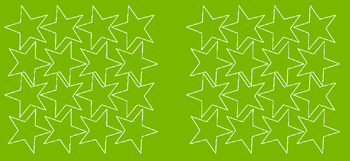 Naklejki gwiazdki 6 cm gwiazdy samoprzylepne 32 szt. limonkowy zielony z połyskiem