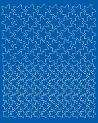 Naklejka na rower kask naklejki gwiazdki 124 szt niebieski matowy