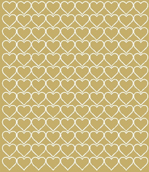 Naklejki serca walentynki 2 cm naklejka 130 sztuk złoty połysk