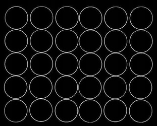 Naklejka koła 8 cm naklejki kółka kropki 30 szt czarny połysk