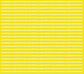 Naklejka litery samoprzylepne 3 mm naklejki żółty matowy