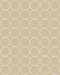 Naklejka koła 6 cm naklejki kółka kropki 48 sztuk beżowy połysk