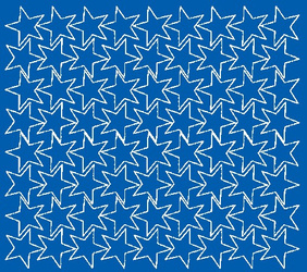 Naklejki gwiazdki 3 cm gwiazdy samoprzylepne 72 szt. niebieski matowy