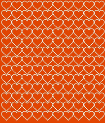 Naklejki serca walentynki 2 cm 130 szt pomarańczowy z połyskiem