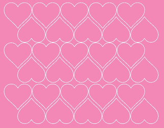 Naklejki serca walentynki 4 cm naklejka seduszko 30 szt. różowy z połyskiem