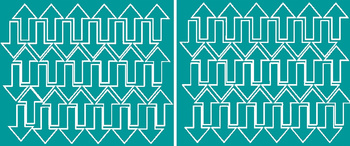 Naklejka strzałki 5x3cm 72 sztuki naklejki turkusowy z połyskiem