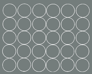 Naklejka koła 8 cm naklejki kółka kropki 30 sztuk szary połysk