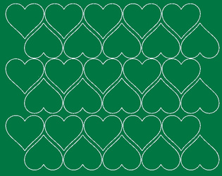 Naklejki serca walentynki 4 cm naklejka seduszko 30 sztuk zielony połysk