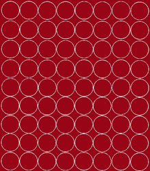 Naklejka koła 5 cm naklejki kropki 72 szt ciemno czerwony matowy