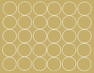 Naklejka koła 8 cm naklejki kółka kropki 30 sztuk złoty matowy