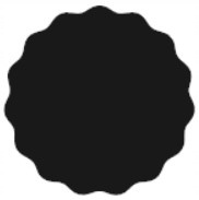 Etykieta na słoik 5,5 cm naklejki na przetwory 48 szt. czarny mat