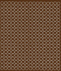 Naklejka koła 1 cm naklejki kółka kropki 357 szt brązowy połysk