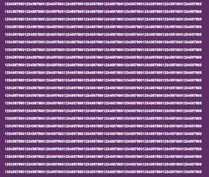 Naklejka cyfry samoprzylepne 3 mm naklejki fioletowy z połyskiem