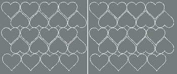 Naklejki serca walentynki 5 cm naklejka seduszko 40 sztuk szary z połyskiem.