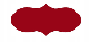 Etykieta na słoik 7,5x3 cm na przetwory ciemno czerwony matowy