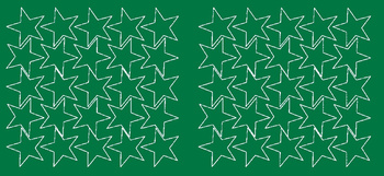 Naklejki gwiazdki 5 cm gwiazdy samoprzylepne 50 szt. zielony z połyskiem