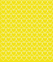 naklejki serca walentynki 2 cm naklejka 130 sztuk żółty matowy