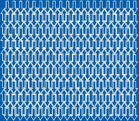 Naklejka strzałki 1x2cm 340 sztuk naklejki niebieski z połyskiem