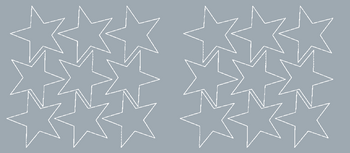 Naklejki gwiazdki 8 cm gwiazdy samoprzylepne 18 szt. srebrny z połyskiem