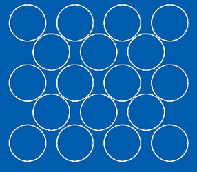 Naklejka koła 10 cm naklejki kółka kropki 18 szt niebieski matowy