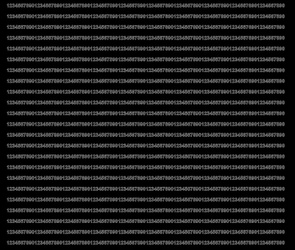 Naklejka cyfry samoprzylepne 3 mm naklejki czarny matowy