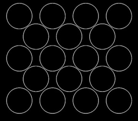 Naklejka koła 10 cm naklejki kółka kropki 18 szt czarny matowy