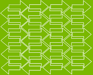 Naklejki strzałki, strzałka 10x7 cm 40 szt. limonkowy zielony matowy