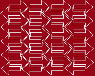 Naklejka strzałki 10x7cm 40 sztuk ciemno czerwony połysk