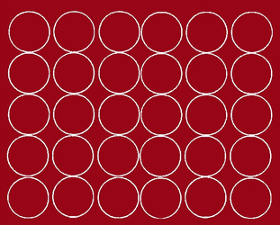Naklejka koła 8 cm naklejki kropki 30 sztuk ciemno czerwony matowy